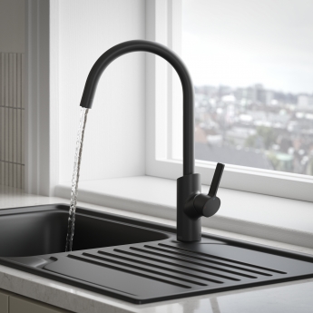 Bristan Maple EasyFit Kitchen Sink Mixer Tap - Black
