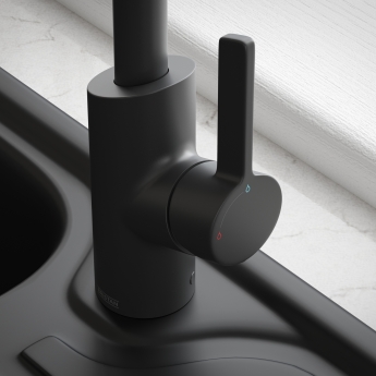 Bristan Maple EasyFit Kitchen Sink Mixer Tap - Black