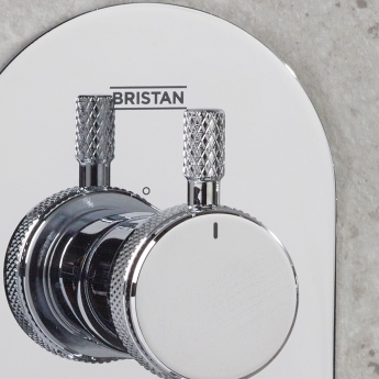 Bristan Molida Dual Concealed Mixer Shower with Shower Kit and Fixed Head - Chrome | Product Image