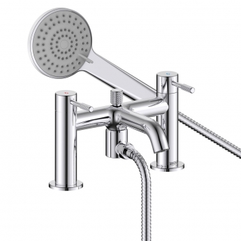 Bristan Molida Bath Shower Mixer Tap Pillar Mounted - Chrome