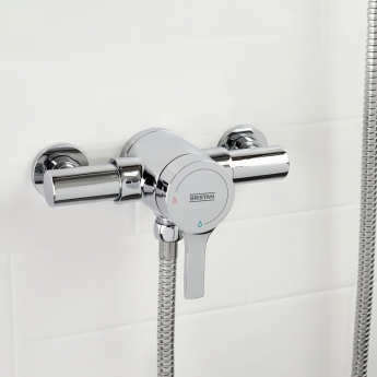 Bristan Onza Thermostatic Exposed Mixer Shower with Shower Kit - Chrome