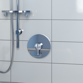 Bristan OPAC Thermostatic Concealed Mini Shower Valve with Lever Handle - Chrome