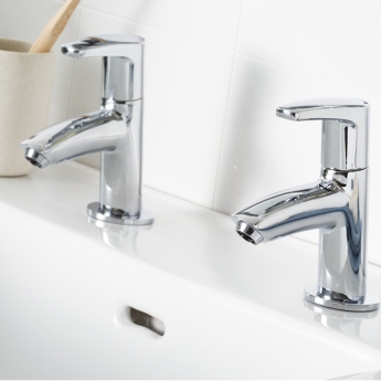 Bristan Orta Modern Basin Taps - Chrome
