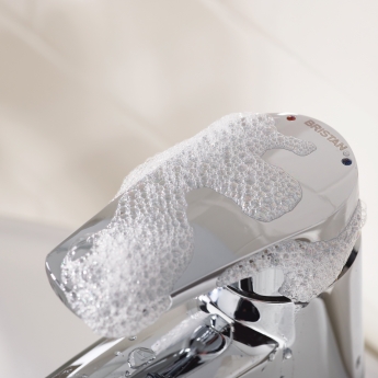 Bristan Orta Basin Mixer Tap With Clicker Waste - Chrome