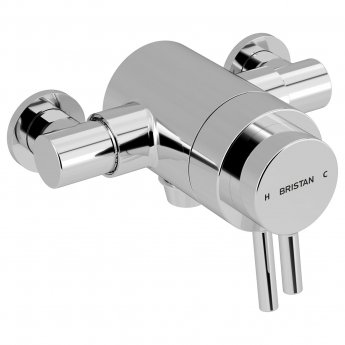 Bristan Prism Exposed Concentric Shower Valve Only - Chrome