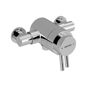 Bristan Prism Exposed Concentric Shower Valve Only - Chrome