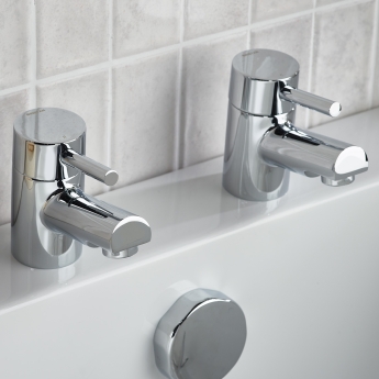 Bristan Prism Bath Taps - Chrome Plated | Product Image