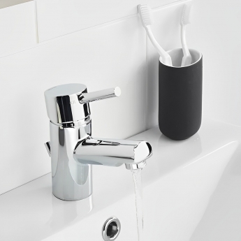 Bristan Prism Basin Mixer Tap with Pop Up Waste - Chrome Plated | Product Image