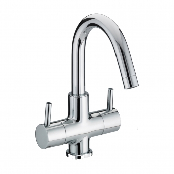 Bristan Prism 2 Handle Basin Mixer Tap - Chrome Plated