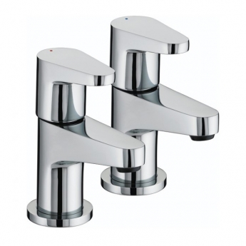 Bristan Quest Basin Taps - Chrome Plated