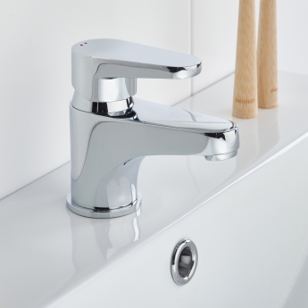 Bristan Quest Basin Mixer Tap with Clicker Waste - Chrome