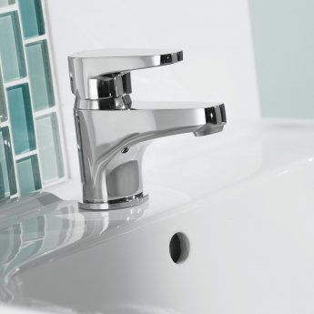 Bristan Quest Basin Mixer Tap with Clicker Waste - Chrome