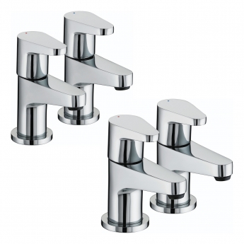 Bristan Quest Basin Taps and Bath Taps - Chrome