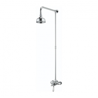 Bristan Regency Dual Exposed Mixer Shower with Shower Kit and Fixed Head