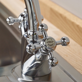 Bristan Regency Easyfit Kitchen Sink Mixer Tap - Chrome | Product Image