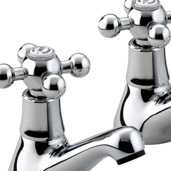 Bristan Regency Basin Taps - Chrome Plated | Product Image