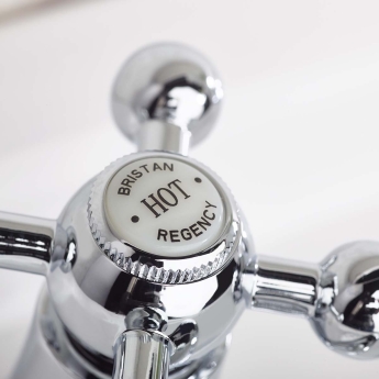 Bristan Regency Basin Taps - Chrome Plated | Product Image