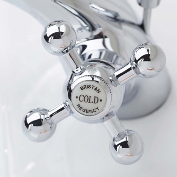 Bristan Regency Mono Basin Mixer Tap with Pop Up Waste - Chrome | Product Image