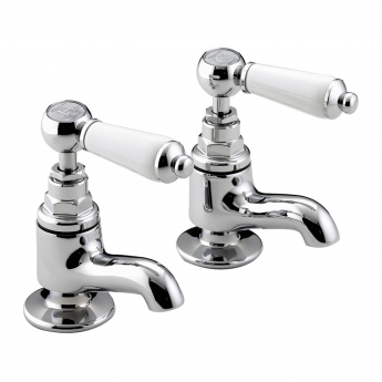 Bristan Renaissance Vanity Basin Taps Pair - Chrome