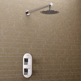 Bristan Sail Dual Concealed Mixer Shower with Fixed Head