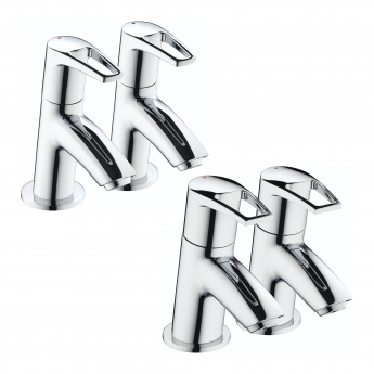 Bristan Smile Basin Taps and Bath Taps - Chrome