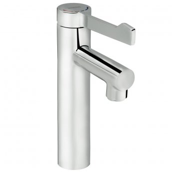 Bristan Solo Tall Basin Mixer Tap Without Waste Long Lever - Chrome
