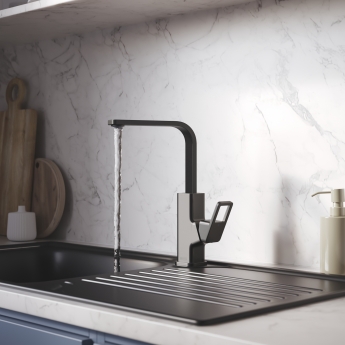 Bristan Spruce EasyFit Kitchen Sink Mixer Tap - Gun Metal