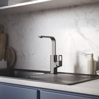 Bristan Spruce EasyFit Kitchen Sink Mixer Tap - Gun Metal
