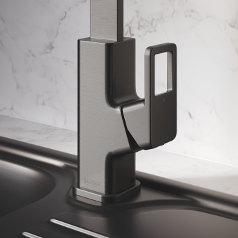 Bristan Spruce EasyFit Kitchen Sink Mixer Tap - Gun Metal
