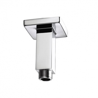 Bristan Square Ceiling Mounted Shower Arm 75mm Length - Chrome