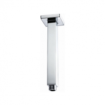 Bristan Square Ceiling Mounted Shower Arm 200mm Length - Chrome