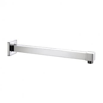 Bristan Square Wall Mounted Shower Arm 330mm Length - Chrome