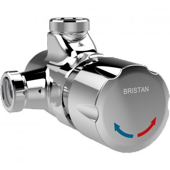 Bristan Timed Flow Temperature Adjustable Manual Shower Valve - Chrome