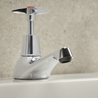 Bristan Value Crosshead Top Bath Taps - Chrome Plated