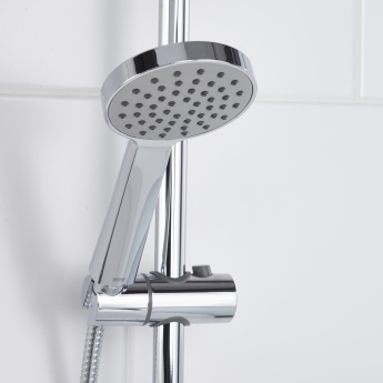 Bristan Zing2 Thermostatic Bar Mixer Shower with Shower Kit and Fixed Head - Chrome