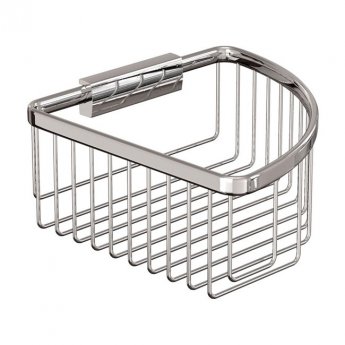 Britton Deep Corner Wire Soap Basket - Chrome