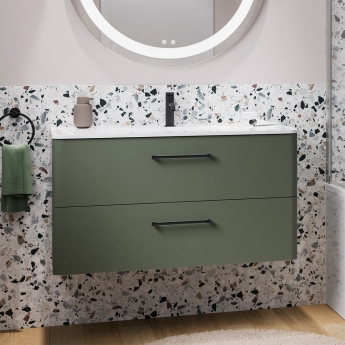 Britton Camberwell 1000mm 2-Drawer Wall Hung Vanity Unit