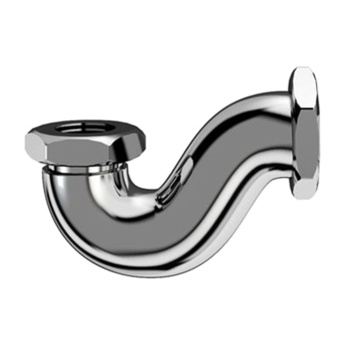 Britton Shallow Exposed Bath P Trap Chrome | Product Image