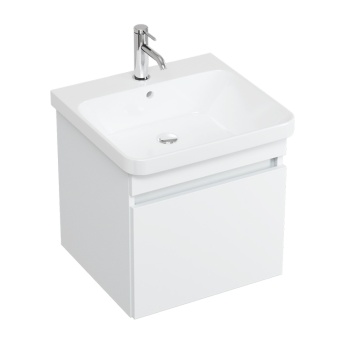 Britton Dalston 500mm Wall Hung Vanity Unit with Ceramic Basin | Product Image