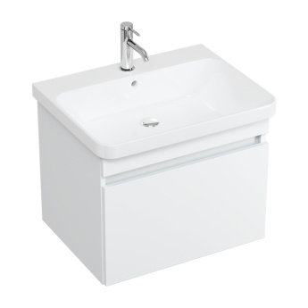 Britton Dalston 600mm Wall Hung Vanity Unit with Ceramic Basin | Product Image