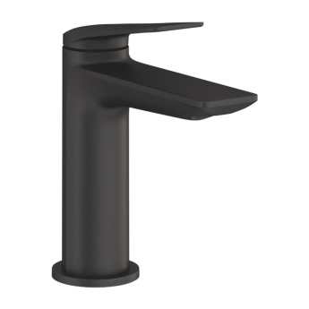 Britton Greenwich Matt Black Mono Basin Mixer Tap | Product Image