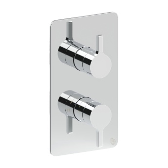 Britton Hoxton 2.0 Chrome Single Outlet Concealed Thermostatic Shower Valve | Product Image