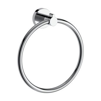 Britton Hoxton 2.0 Chrome Towel Ring | Product Image