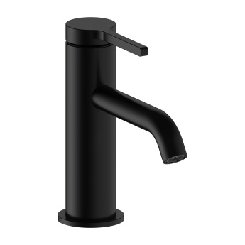 Britton Hoxton 2.0 Matt Black Mono Basin Mixer Tap | Product Image