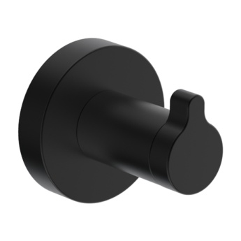 Britton Hoxton 2.0 Matt Black Robe Hook | Product Image