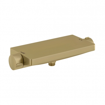 Britton Hoxton Thermostatic Exposed Shower Valve - Brushed Brass