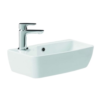 Britton MyHome Gloss White 450mm 1TH Cloakroom Basin | Product Image