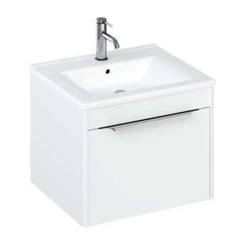 Britton Shoreditch 550mm 1-Drawer Wall Hung Vanity Unit with Basin | Product Image