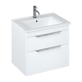 Britton Shoreditch 650mm 2-Drawer Wall Hung Vanity Unit with Basin | Product Image