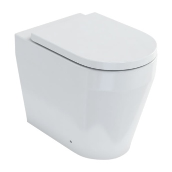 Britton Stadium Back to Wall Toilet (inc Soft Close Seat) | Product Image